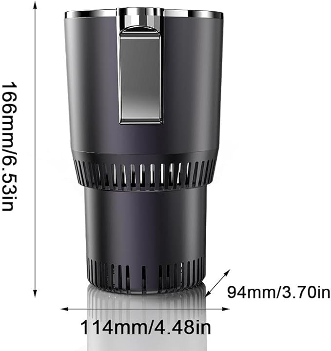 Auto Car Cup Cooler Warmer 2 In 1 Car Cooling And Heating Cup Holder with Display Temperature for Water Coffee Beverage Milk - Image 7