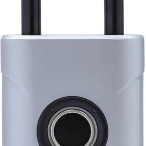 ABUS Touch 57/45 Fingerprint Lock, Smart Lock for Home, Office and More, Silver