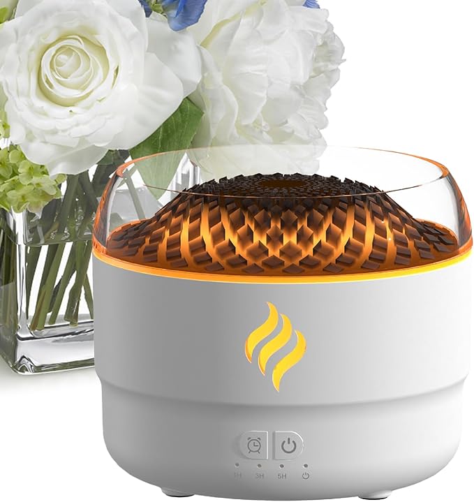 Decorative Humidifiers for Home, Silent Humidifiers for Bedroom - Volcano Silent Aromatherapy Diffuser, Creative Personal Humidifiers, Multipurpose Aromatherapy Diffuser for a