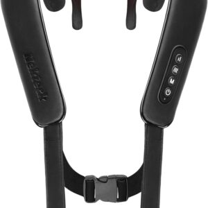 Nekteck Neck Massager with Heat, Deep Kneading Shiatsu Massager Neck Shoulder Muscle Pain Relief, Enjoy Massage Anywhere, Good for Neck, Shoulder, Back, Legs