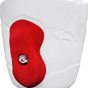 TWO STONES Rock Climbing Coffee Mug for Rock Climber as Rock Climbing Gift for Climbers (White + Blue)