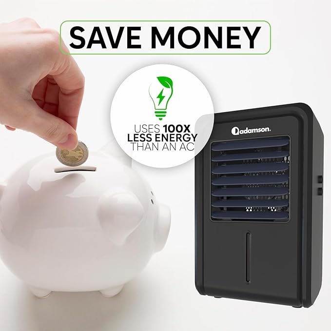 Adamson B10 Twin Bed Cooling System 75" L x 39" W - 100% Cotton for Night Sweats - Water Bed Cooler Ideal for Hot Sleepers - Navy Blue - Image 3