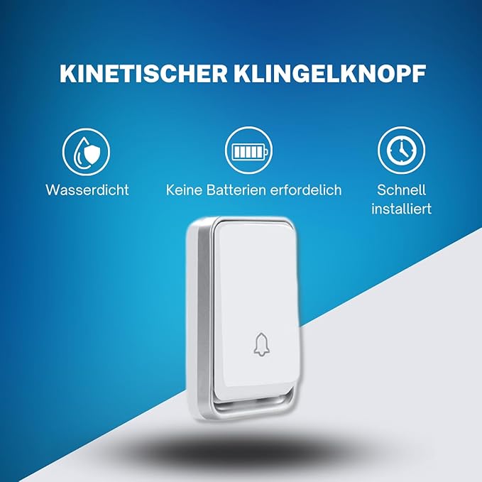 Battery- doorbell with three receivers, Bell4U, plug & play set up in 5 minutes, 51 melodies, waterproof, save costs on batteries - Image 5
