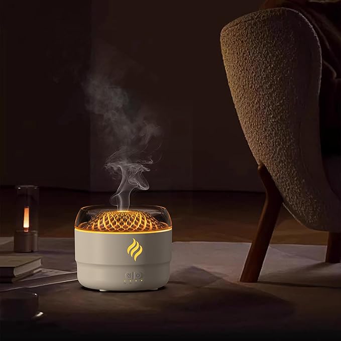 Decorative Humidifiers for Home, Silent Humidifiers for Bedroom - Volcano Silent Aromatherapy Diffuser, Creative Personal Humidifiers, Multipurpose Aromatherapy Diffuser for a - Image 4