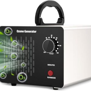 Home Ozone Generator 28,000mg/H, Professional Car Ozone Disinfector Ozone Purifier Air Ozone Purifier with Timer, Odor Elimination and Disinfection