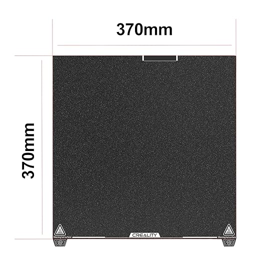 Creality K2 Plus Build Plate, 370 x 370mm 3D Printer Platform with Textured PEI Surface Removable Spring Steel Magnetic Base for Creality K2 Plus 3D Printers - Image 4