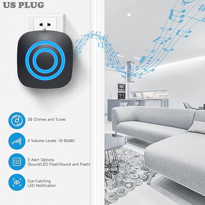 Motion Detector Sensor Alarm, SiegenPro Driveway Alarm Wireless, Home Security Business Motion Sensor Alarm Indoor Outdoor Weatherproof - Image 7