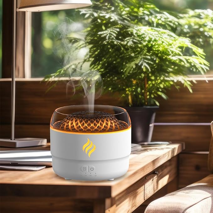 Decorative Humidifiers for Home, Silent Humidifiers for Bedroom - Volcano Silent Aromatherapy Diffuser, Creative Personal Humidifiers, Multipurpose Aromatherapy Diffuser for a - Image 6