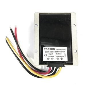 Voltage Regulator Buck Converter Step-Down Waterproof Module Transformer (DC 12v-24v to 5v 40A 200W)