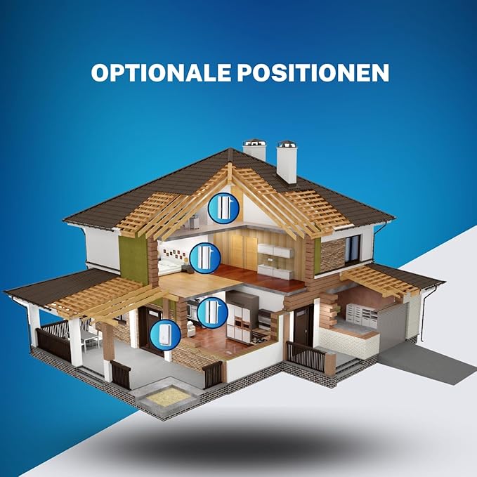 Battery- doorbell with three receivers, Bell4U, plug & play set up in 5 minutes, 51 melodies, waterproof, save costs on batteries - Image 7