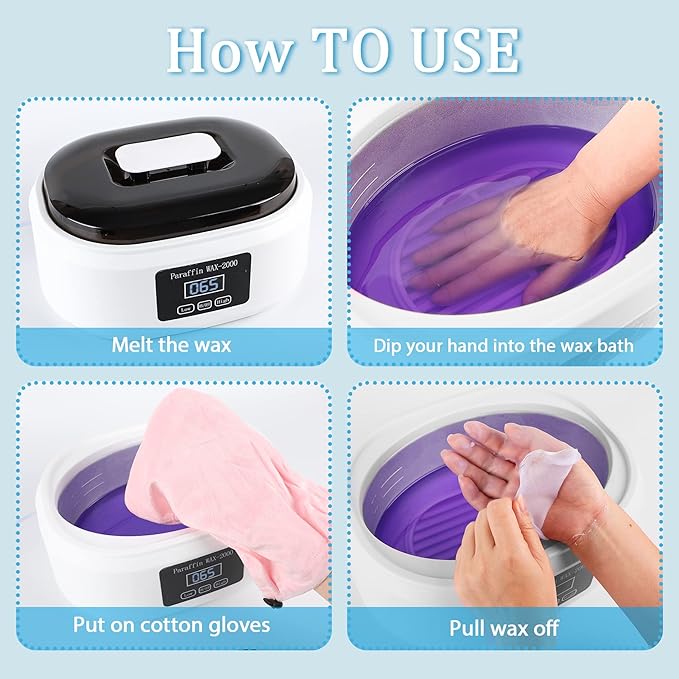 Boadw brand paraffin wax therapy machine Paraffin Bath for Hands & Feet - Image 4