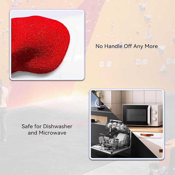 TWO STONES Rock Climbing Coffee Mug for Rock Climber as Rock Climbing Gift for Climbers (White + Blue) - Image 4