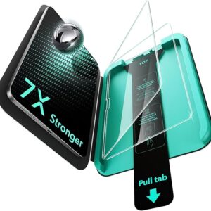 ESR 2 Pack Armorite Screen Protector for iPad Air 11 Inch M4/M3/M2 (2026/2025/2024, 8th/7th/6th Generation), 9H Tempered Glass Film with UltraFit Tray, Military Grade, HD Clarity, Dust & Bubble-Free