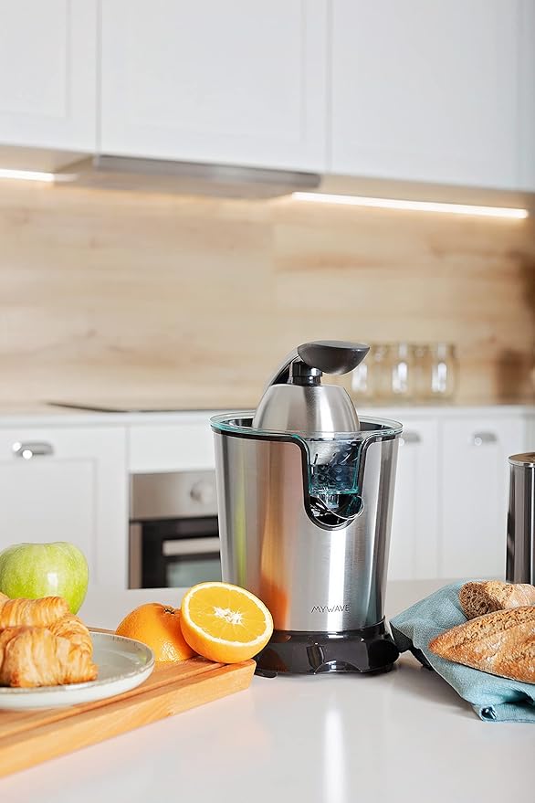 My Wave - Nido Pro electric juicer - Fast juice extraction - 600 W power - Juicer with anti-drip system - Non-slip rubber holders - Includes 2 cones - Image 7