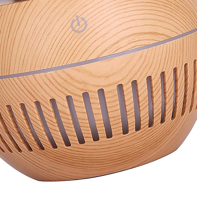 ATORSE® Air Humidifier Aroma Diffuser Night Light Purifier for Car Light Wood Grain - Image 7