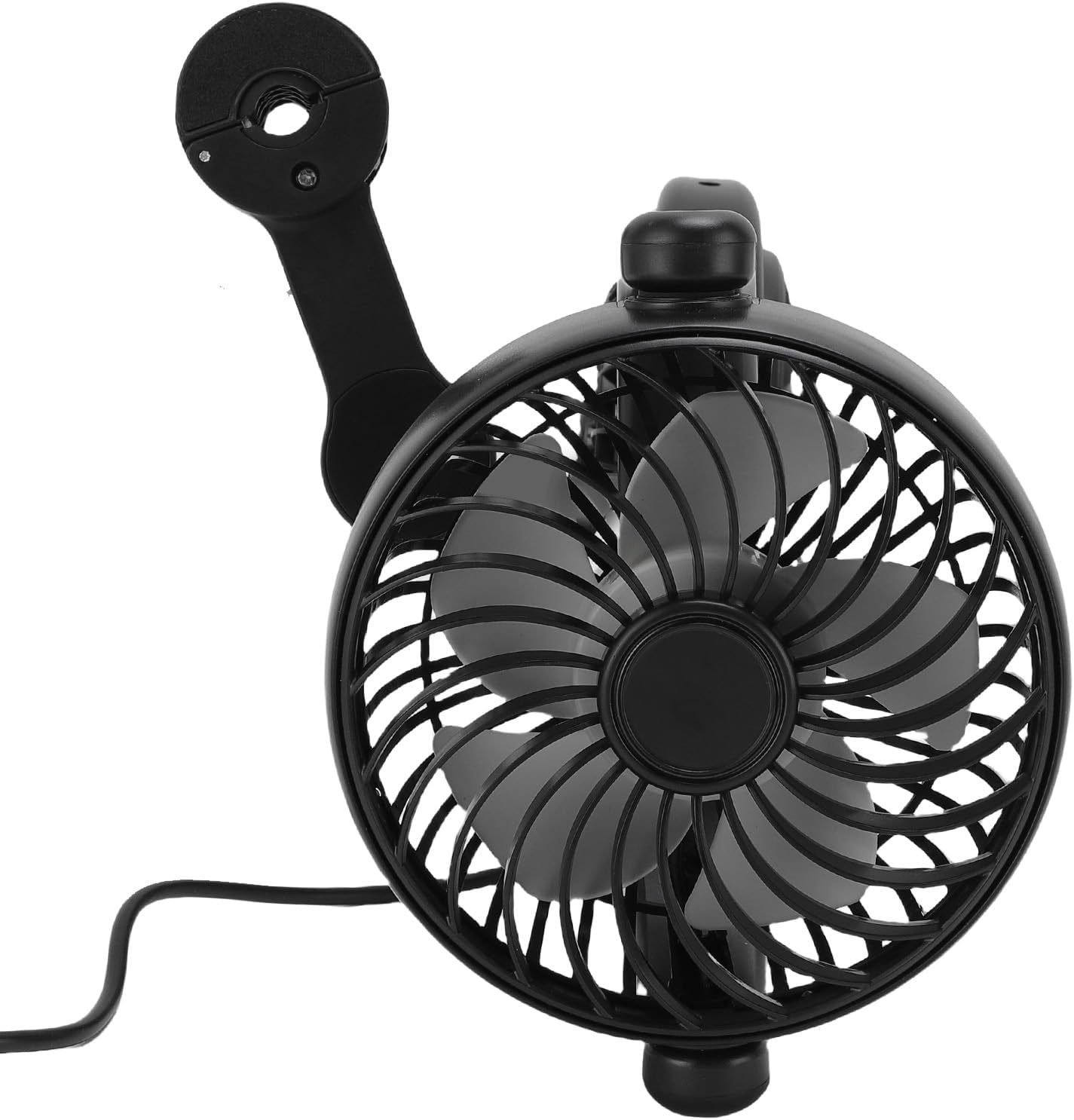 ATORSE™ Vehicle Car Electric Cooling Fan Foldable Double Head for Car Dashboard 5V USB|Home & Garden|Home Improvement|Heating, Cooling & Air|Portable Fans - Image 4