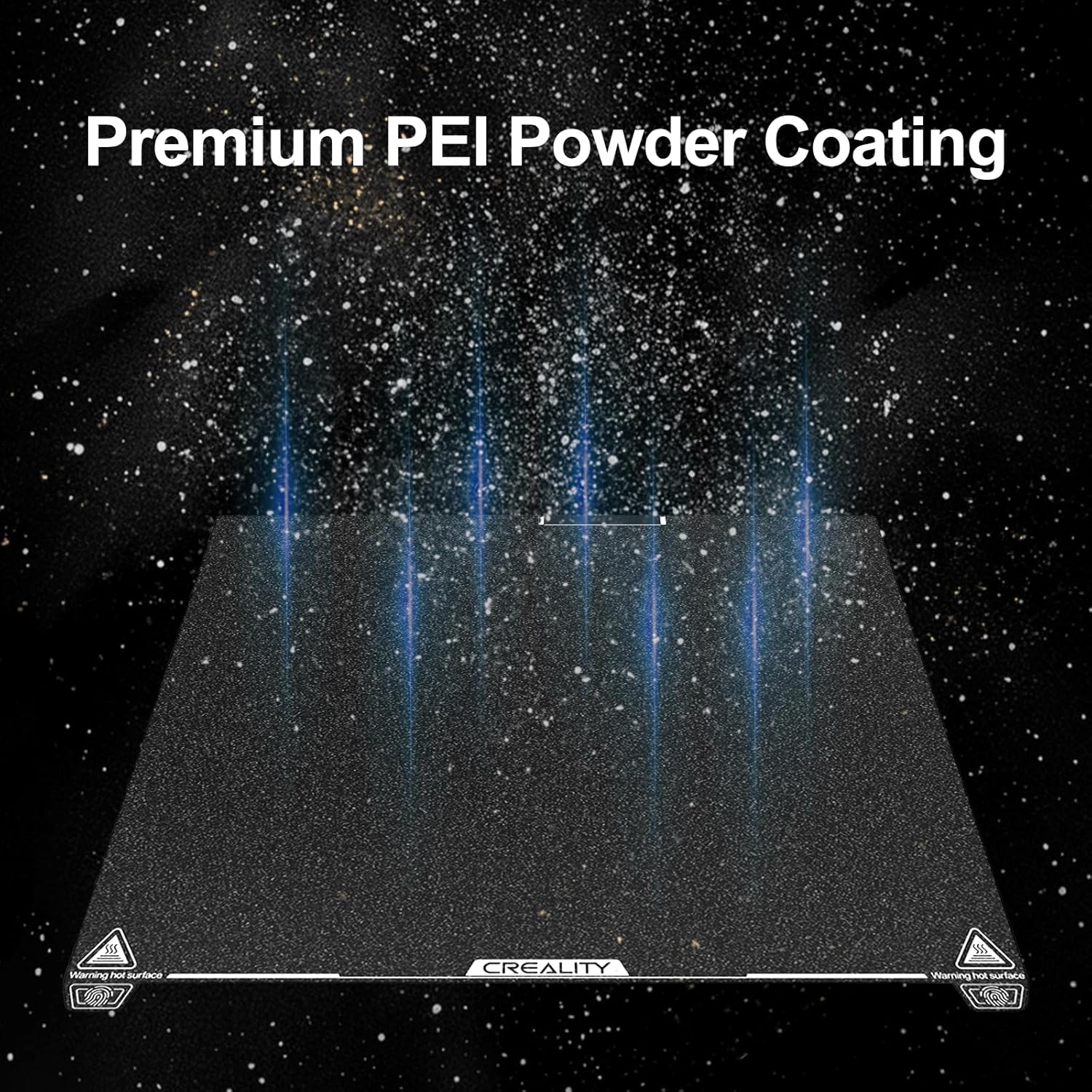 Creality K2 Plus Build Plate, 370 x 370mm 3D Printer Platform with Textured PEI Surface Removable Spring Steel Magnetic Base for Creality K2 Plus 3D Printers - Image 6