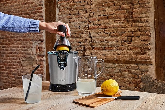 My Wave - Nido Pro electric juicer - Fast juice extraction - 600 W power - Juicer with anti-drip system - Non-slip rubber holders - Includes 2 cones - Image 5