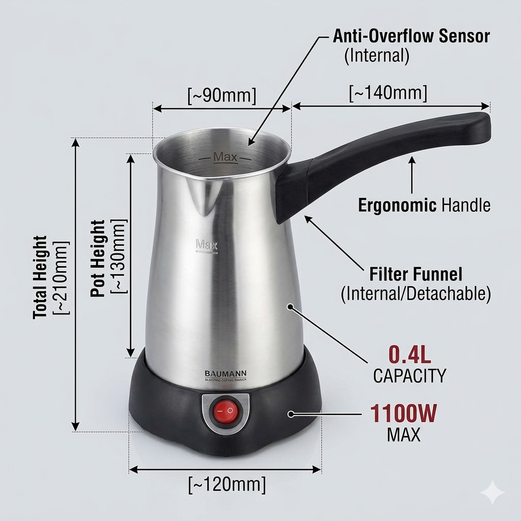 Baumann Model L-608 Electric Coffee Maker - Image 5