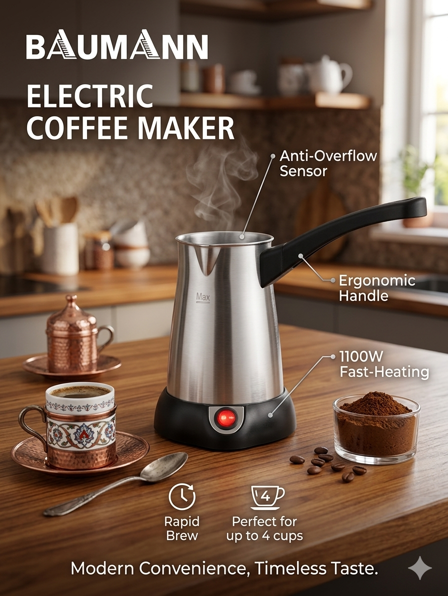 Baumann Model L-608 Electric Coffee Maker - Image 3