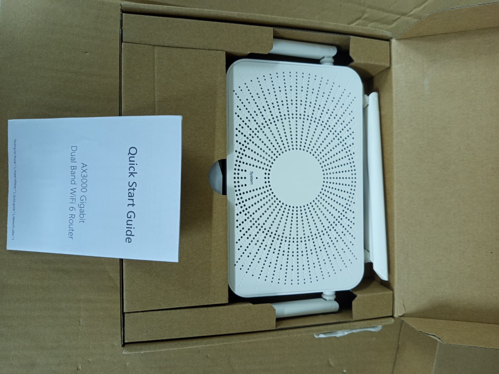 Binardat WiFi6 Wireless Internet Router AX3000, 2.4G/5G Dual Band 160MHz Bandwidth 2x2 MIMO, 4 Gigabit Ethernet WAN/LAN Ports, One-Click MESH/WPS - Image 2