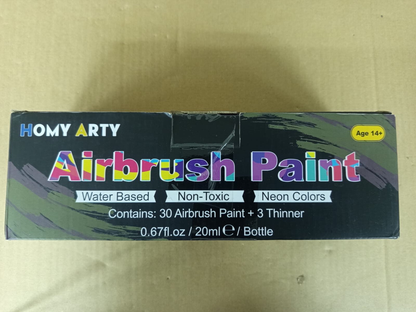 Airbrush Paint - 43 Colors with 5 Thinner, Ready to Spray Airbrush Paint Set, Water-Based Acrylic Air Brush Paints for Metal, Plastic Models, Canvas, Wood - 48 Bottles - Image 2