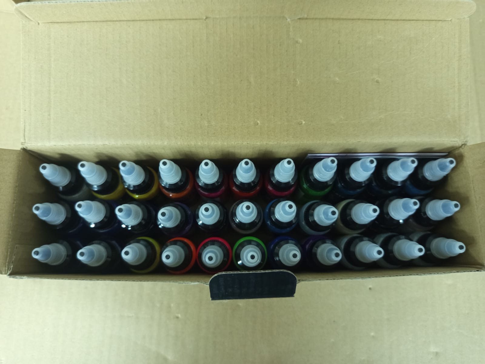 Airbrush Paint - 43 Colors with 5 Thinner, Ready to Spray Airbrush Paint Set, Water-Based Acrylic Air Brush Paints for Metal, Plastic Models, Canvas, Wood - 48 Bottles - Image 3