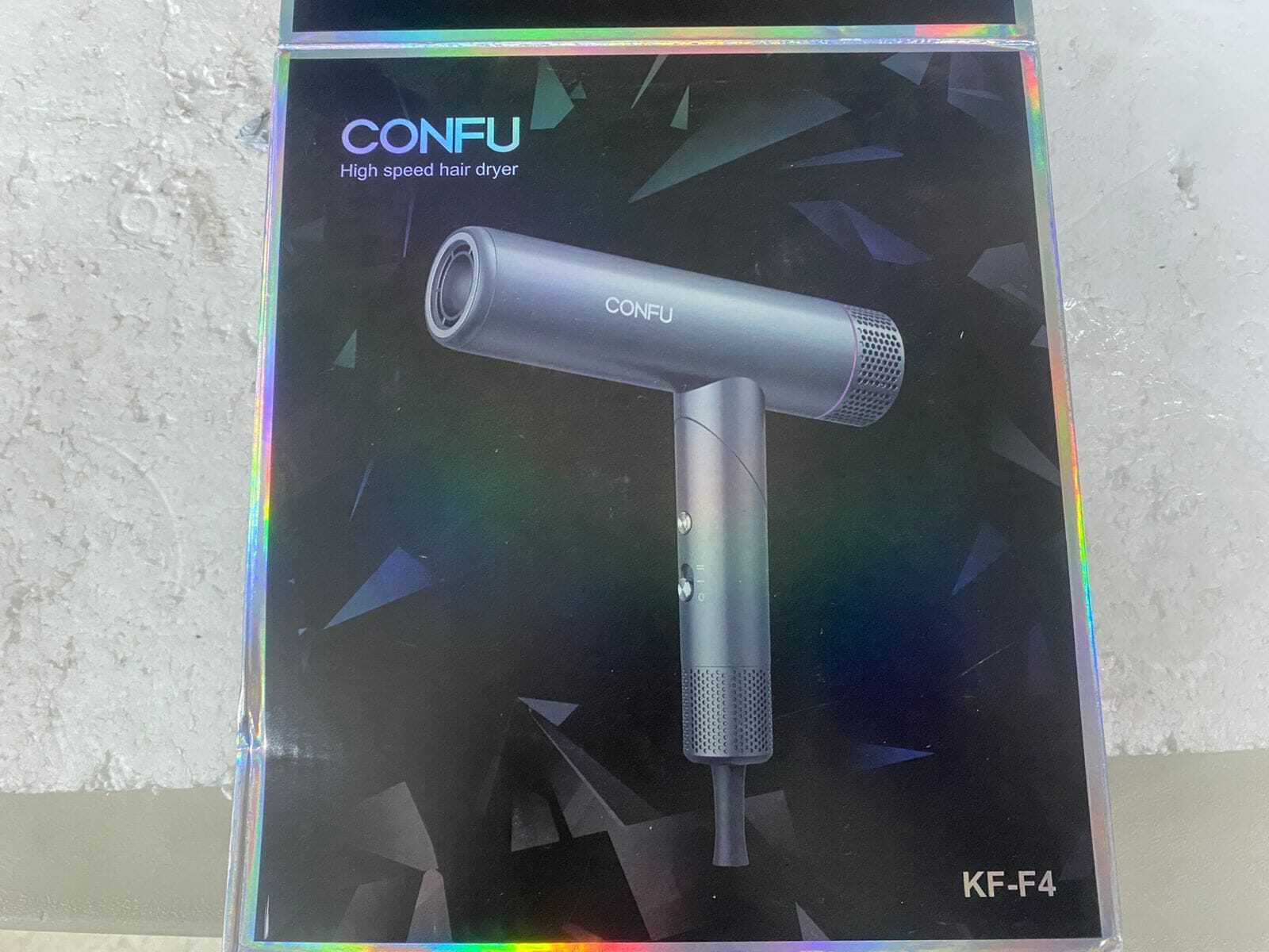 CONFU Professional Ionic Hair Dryer 1700W Lightweight Foldable Low Noise Magnetic Diffuser Styling Nozzle Extra Long Cable for Home, Salon and Travel - Image 2