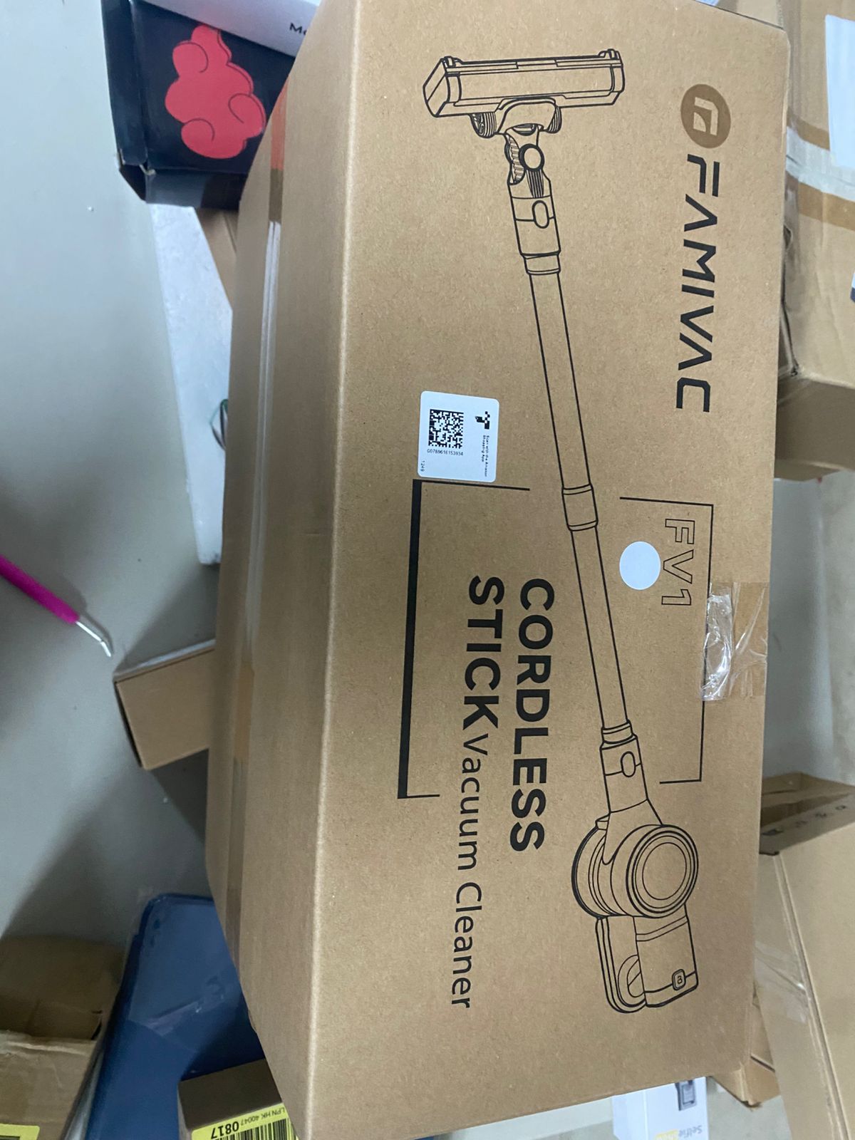 FV1 Cordless Vacuum Cleaner - Battery Vacuum Cleaner with Brushless Motor, Strong Suction Power, Removable Battery, 35 min Operating Time on Hard Floors(Green) - Image 2