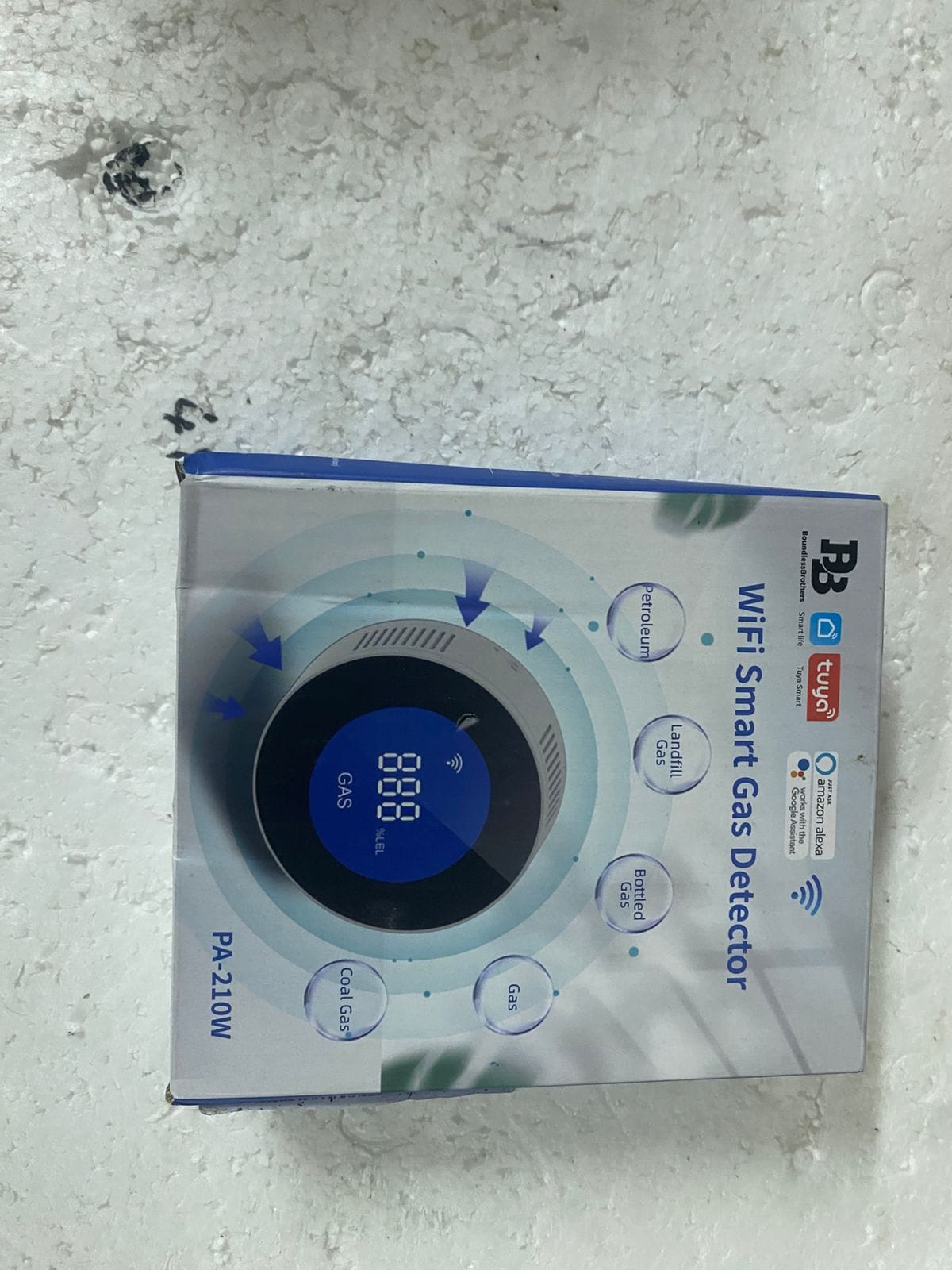 Natural Gas Detector WiFi,Propane Natural Gas Leak Detector for Home Kitchen, Combustible & Explosive Gas Alarm for LPG,Sensor with 85dB Alarm, LCD Display, App Notifications, EN 50194 Certified - Image 2