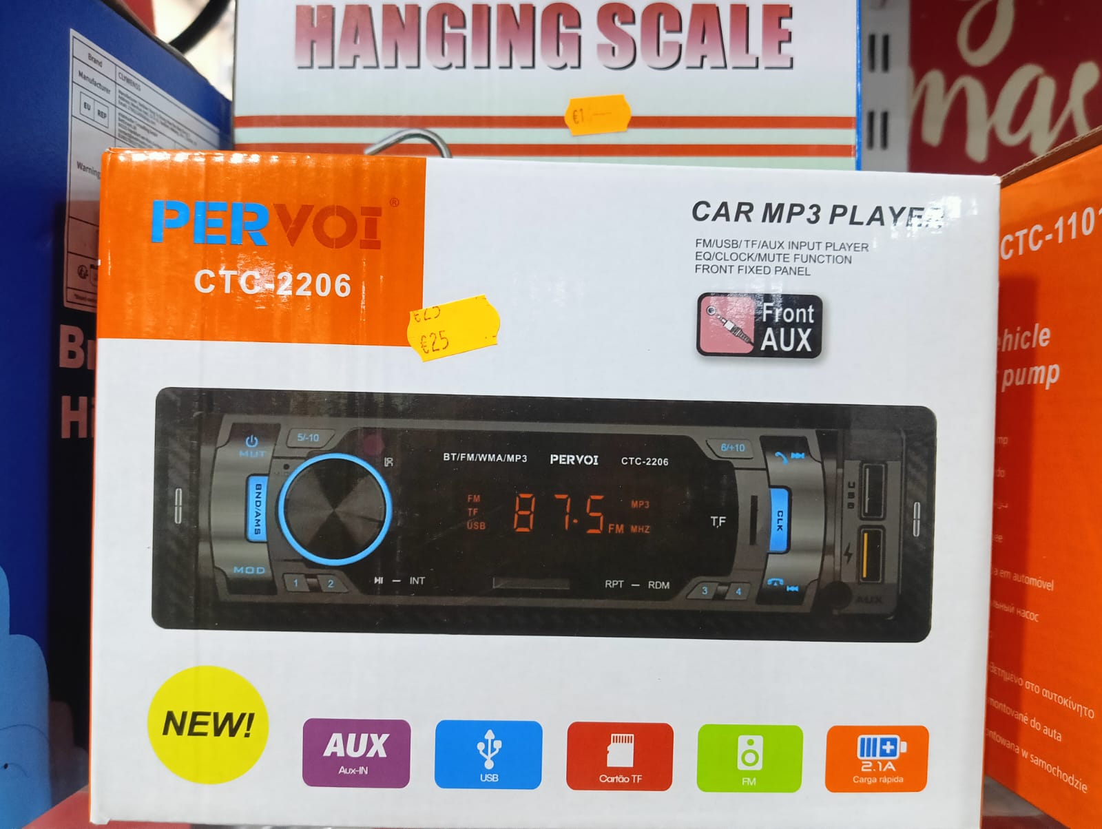 PerVoi Universal 1DIN Bluetooth/MP3/MP4 player USB 50Wx4 CTC-3206 Car MP3 player - Image 2