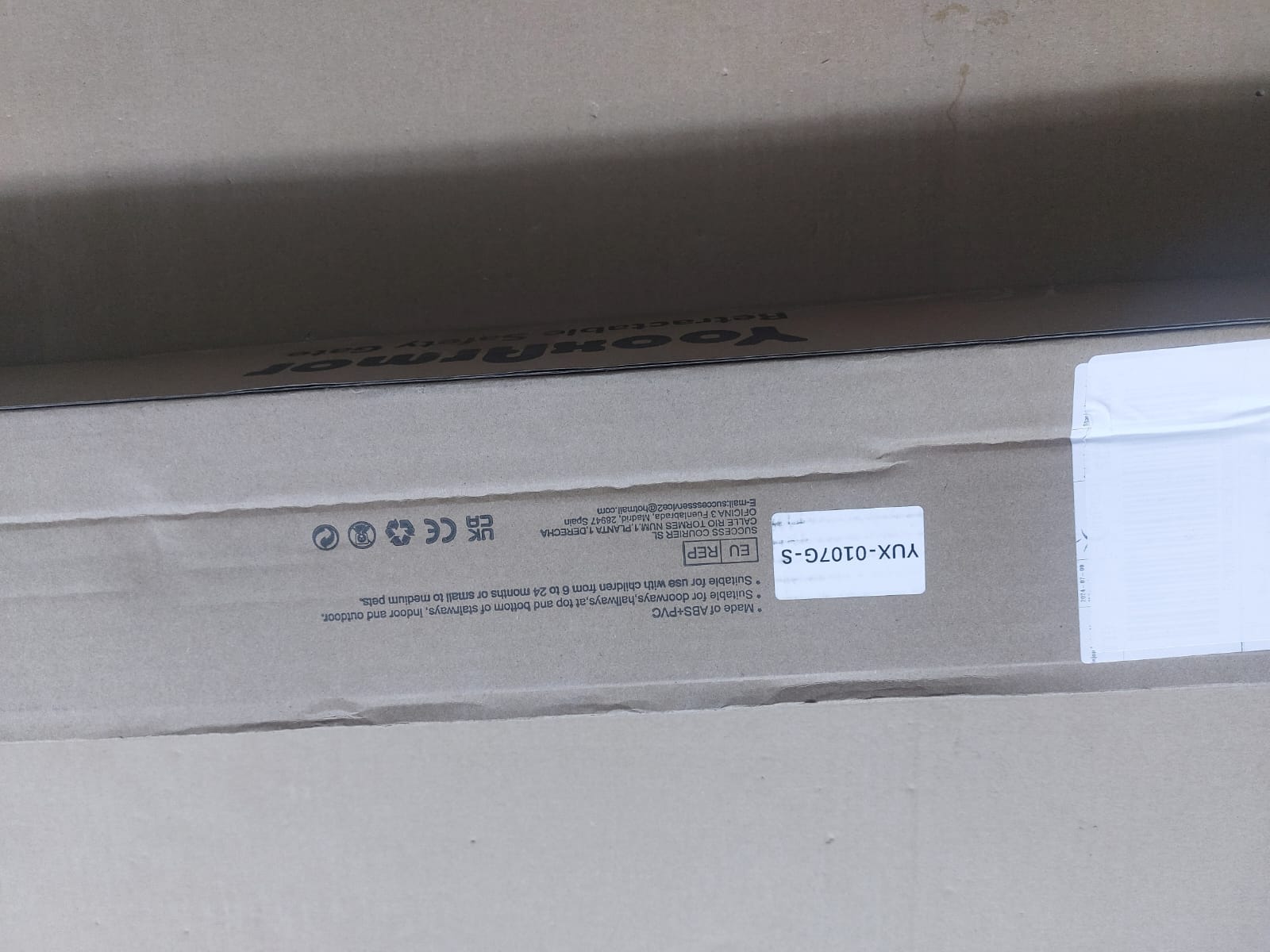 Retractable Baby Gate for Stairs, 55" Wide Mesh Dog Gate Indoor, 34" Tall Child Gate for Doorways, Hallways, Deck, Indoor Outdoor Pet Baby Safety Essentials for Home, Grey - Image 2