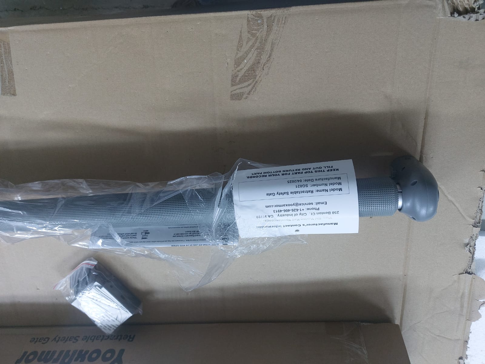 Retractable Baby Gate for Stairs, 55" Wide Mesh Dog Gate Indoor, 34" Tall Child Gate for Doorways, Hallways, Deck, Indoor Outdoor Pet Baby Safety Essentials for Home, Grey - Image 4