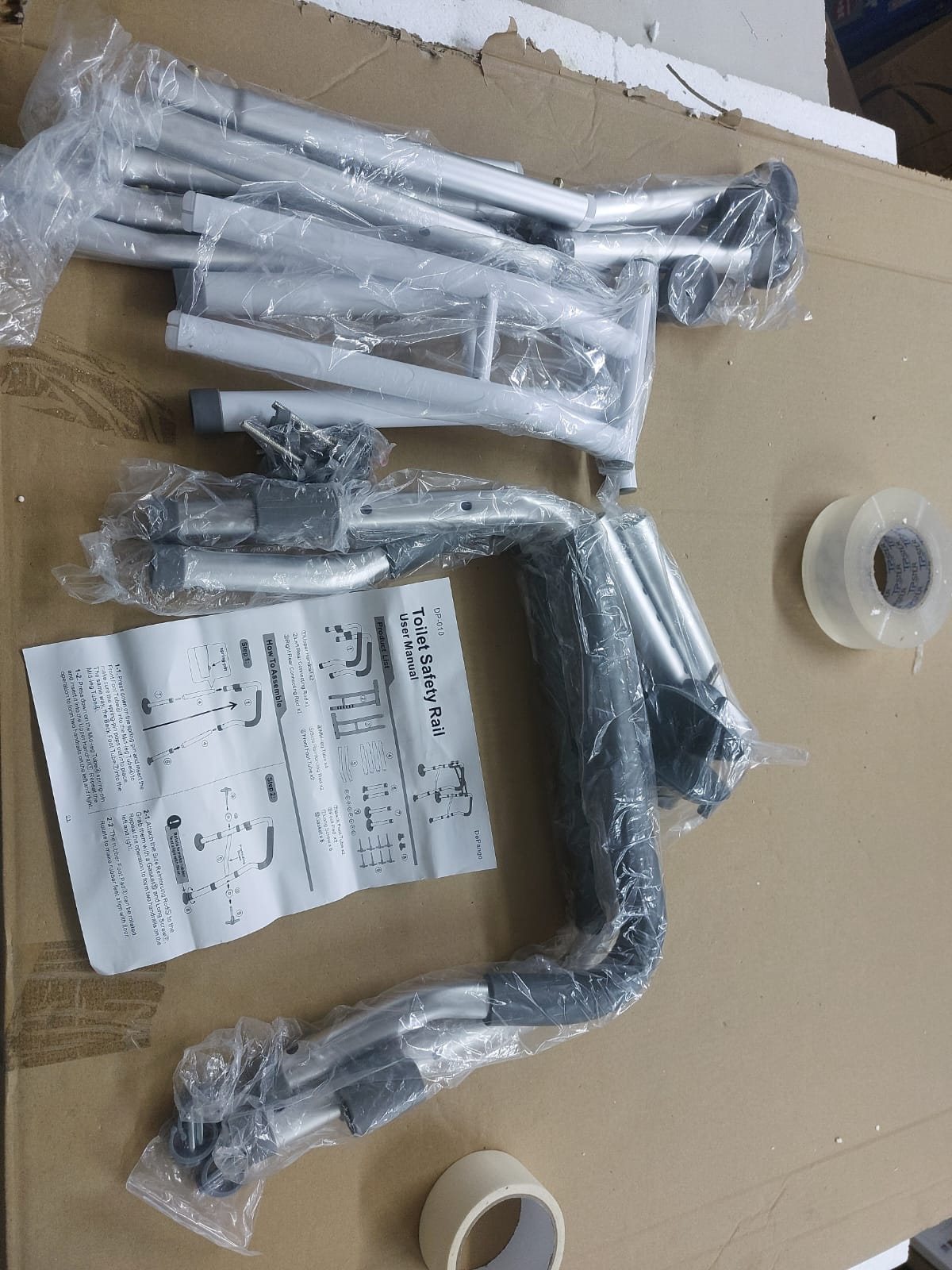 DePango Toilet Safety Rails, Adjustable Handicap Toilet Seat - Image 8