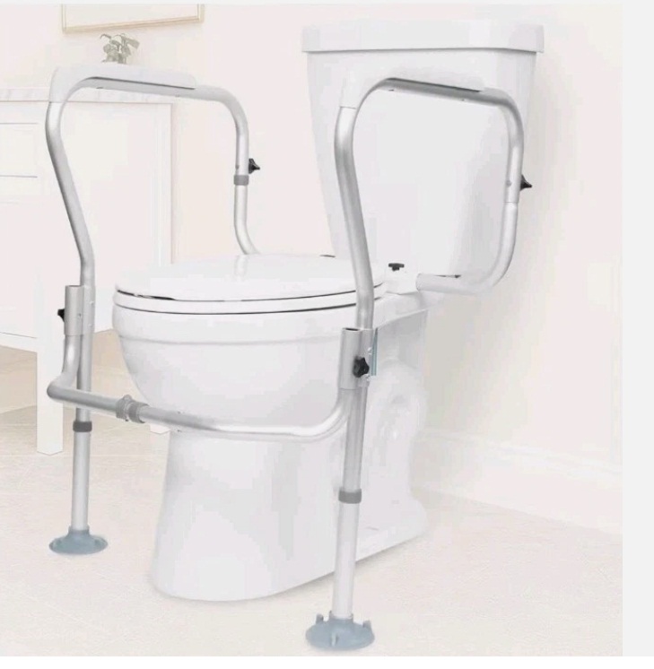 DePango Toilet Safety Rails, Adjustable Handicap Toilet Seat - Image 10