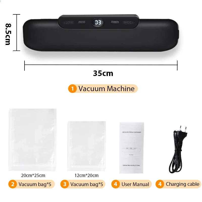 Vacuum Sealer Packaging Machine Food Vacuum Sealer - Image 8