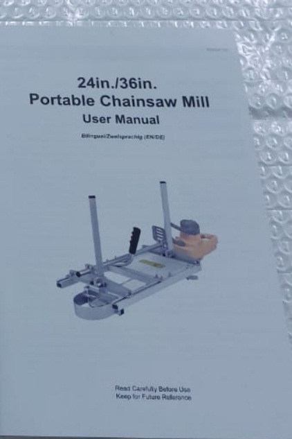 Portable Chainsaw Mill 36 Inchs Rail Mill Guide System - Image 3